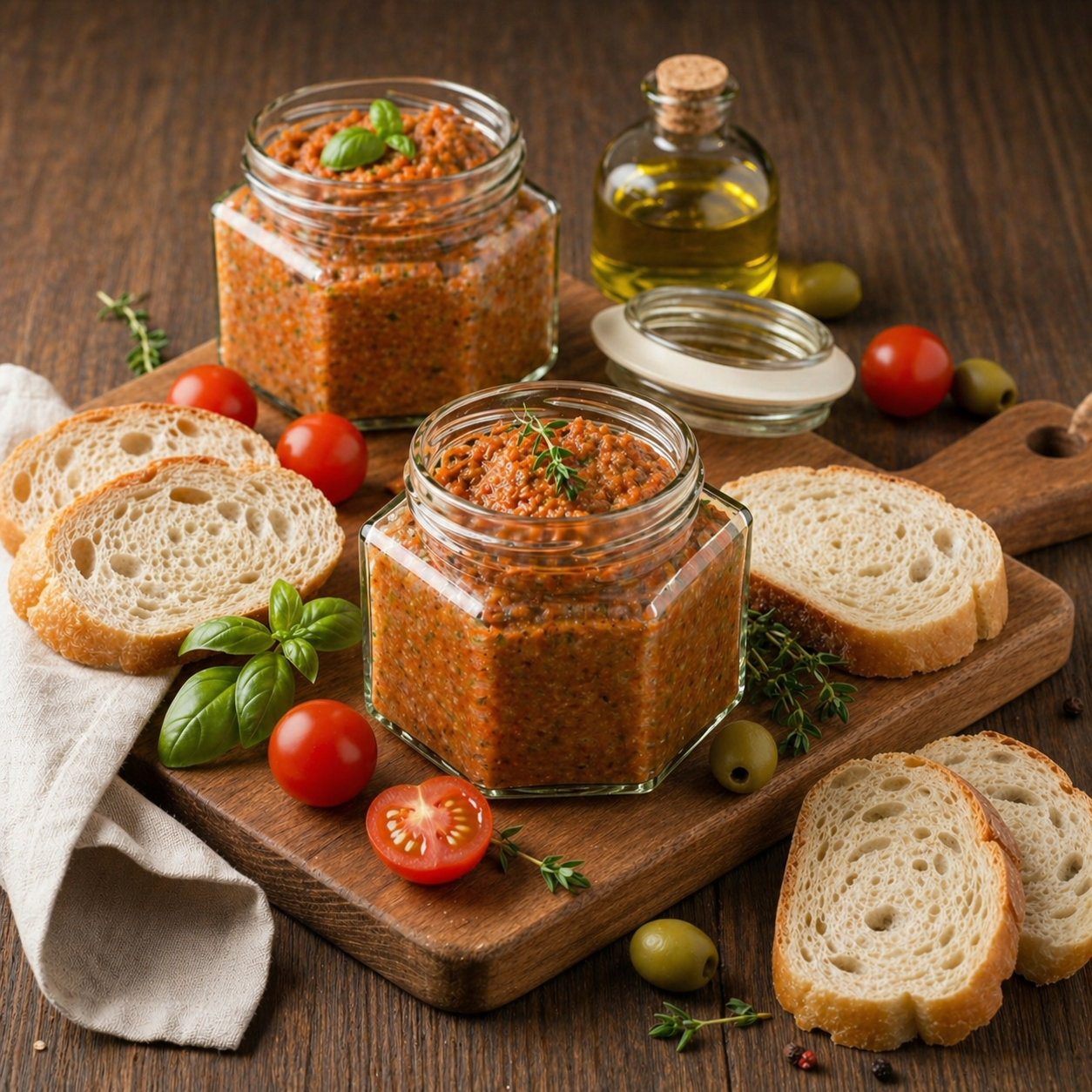 Tartinade artisanale aux légumes